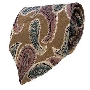 Chauncey Men’s 100% Silk Paisley Tie – Made in Korea – Classic 55”x3.5”